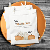 Cute Ghost Pumpkin Halloween Thank You  Geschenktütchen