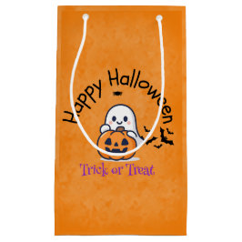 Cute Ghost & Pumpkin Trick or Treat Kleine Geschenktüte