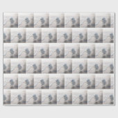 Cute Ghost Running On a Beach Geschenkpapier (Flach)