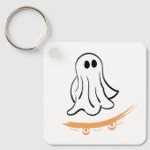 Cute ghost skatetboard schlüsselanhänger (Vorderseite)