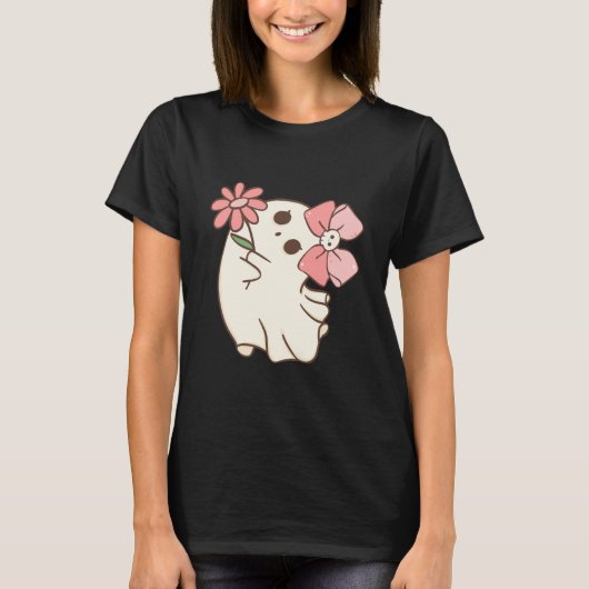 Cute Ghost T-Shirt" T-Shirt (Vorderseite)
