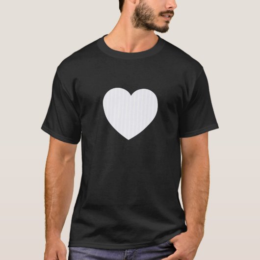 Cute Ghost White Stripes Vertical Lines Pattern Mi T-Shirt (Vorderseite)