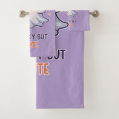 Cute Ghost Witch Halloween Spooky Cute Badhandtuch Set (Insitu)