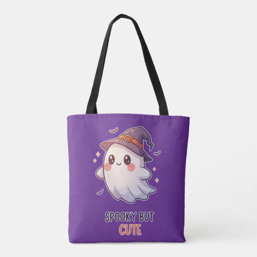 Cute Ghost Witch Halloween Spooky Cute Tasche (Rückseite)