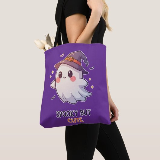 Cute Ghost Witch Halloween Spooky Cute Tasche (Von Nahem)