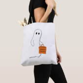 Cute Ghost with Treat Bag Personalized Bag Tasche (Von Nahem)