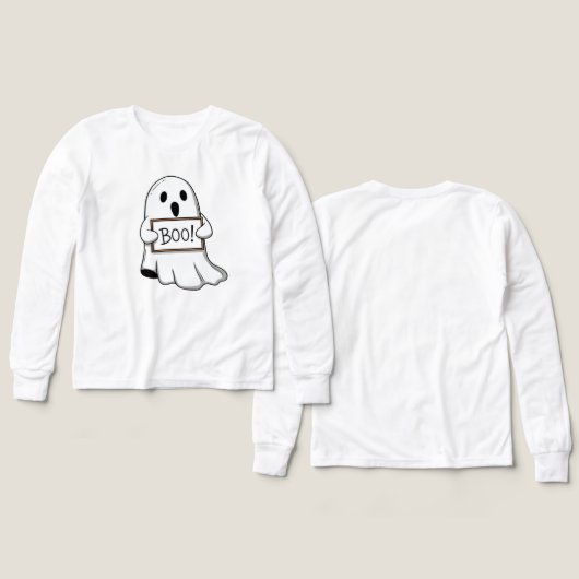 Cute Ghostly BOO Fun (Design Vorderseite & Rückseite)