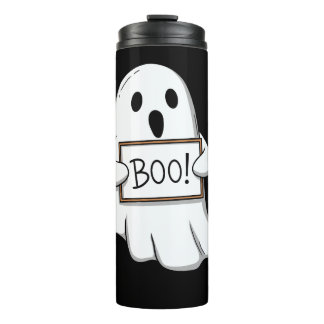 Cute Ghostly BOO Fun Thermosbecher