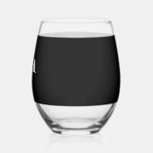 Cute Ghosts and Black Cats Halloween � Spooky Seas Weinglas Ohne Stiel (Links)