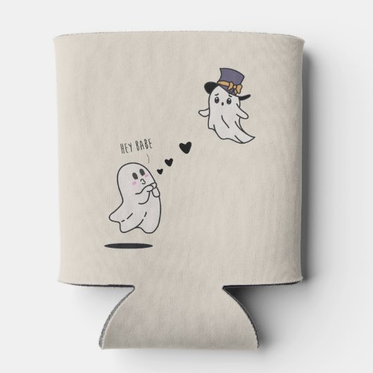 Cute ghosts couple talking dosenkühler (Rückseite)