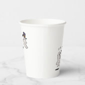 Cute ghosts couple talking pappbecher (Rechts)