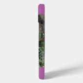 Cute Giant Panda Pale Purple Trim, Custom Name Case-Mate iPhone Hülle (Rückseite / Links)