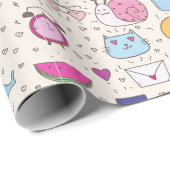 Cute Gift for Kids, Babies & Baby Showers Geschenkpapier (Rolleneckpunkt)