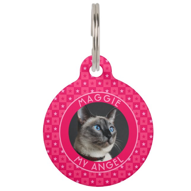 Cute Gift For Pet Owner Square Motif Haustiermarke (Vorderseite)