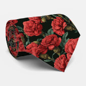 Cute Gifts For Him Carnation Flower Krawatte (Gerollt)