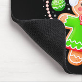 Cute Gigi Gingerbread Family Matching Christmas Co Mousepad (Ecke)