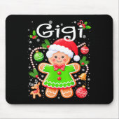 Cute Gigi Gingerbread Family Matching Christmas Co Mousepad (Vorne)