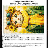 Cute Ginger Sunflower Steampunk Cat FE6 Decoupage Seidenpapier