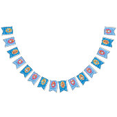 Cute Gingerbread Bunting Flags Wimpelkette (Alle)