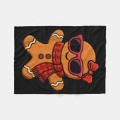 Cute Gingerbread Christmas For Women Girls Xmas  Fleecedecke (Vorderseite (Horizontal))