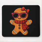 Cute Gingerbread Christmas For Women Girls Xmas  Mousepad (Vorne)