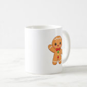 Cute Gingerbread Christmas Mug Kaffeetasse (VorderseiteRechts)