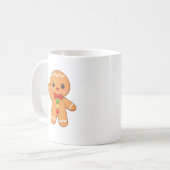 Cute Gingerbread Christmas Mug Kaffeetasse (Vorderseite Links)