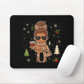 Cute Gingerbread Christmas Snow Xmas For Men Women Mousepad (Mit Mouse)