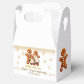 Cute Gingerbread Cookie Decorating Party Geschenkschachtel (Geöffnet)