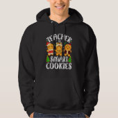 Cute Gingerbread Cookies Christmas Teacher Of Smar Hoodie (Vorderseite)
