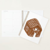 Cute Gingerbread House Holiday Cookie Planer (Anzeige)