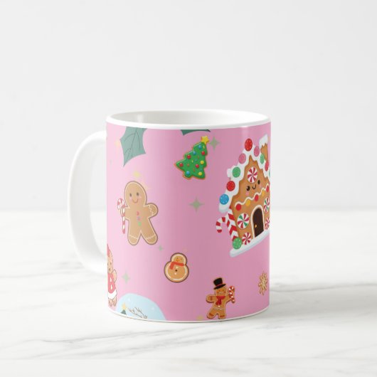 Cute Gingerbread Kaffeetasse (Vorderseite Links)