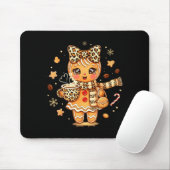 Cute Gingerbread Leopard Christmas Xmas Girl Women Mousepad (Mit Mouse)