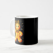 Cute Gingerbread Leopard Coquette Christmas Xmas G Kaffeetasse (Vorderseite Links)