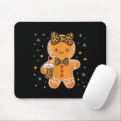 Cute Gingerbread Leopard Coquette Christmas Xmas G Mousepad (Mit Mouse)