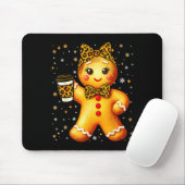 Cute Gingerbread Leopard Coquette Christmas Xmas G Mousepad (Mit Mouse)