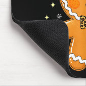Cute Gingerbread Leopard Coquette Christmas Xmas G Mousepad (Ecke)