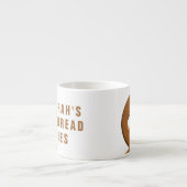 Cute Gingerbread Man Cookie Christmas Holiday Espressotasse (Vorderseite)