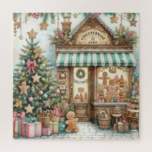 CUTE GINGERBREAD SHOP PUZZLE (Vertikal)