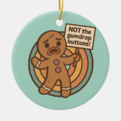 Cute Gingy Gingerbread Christmas Ornament (Vorne)
