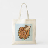 Cute Gingy Gingerbread Tote Bag for Christmas Tragetasche (Rückseite)