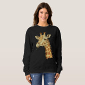 Cute Giraffe Animal on Giraffe 1 Sweatshirt (Vorne ganz)