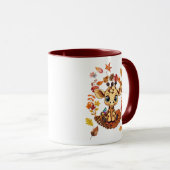 Cute Giraffe “Autism Awesome Autumn” Tasse (VorderseiteRechts)