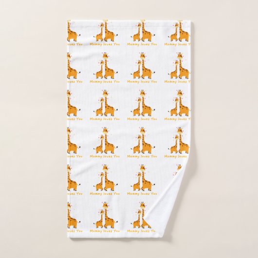 Cute Giraffe - Bathroom Towel Set (Handtuch)