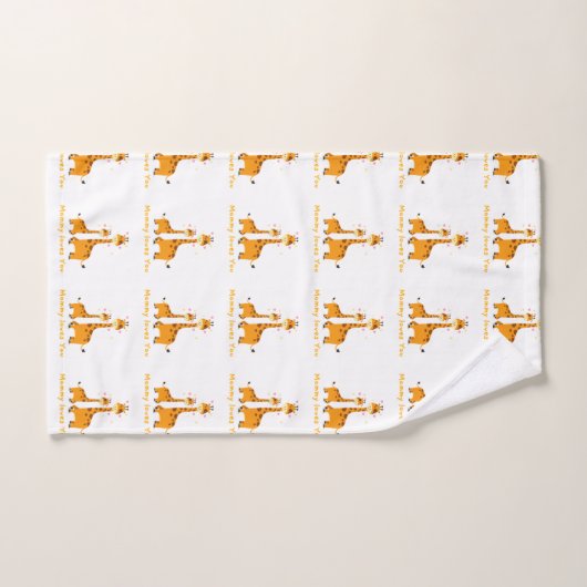 Cute Giraffe - Bathroom Towel Set (Handtuch)