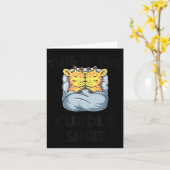 Cute Giraffe Couple This Is Our Cuddle Karte (Gelbe Blume)