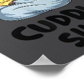 Cute Giraffe Couple This Is Our Cuddle  Poster (Ecke)