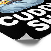 Cute Giraffe Couple This Is Our Cuddle Poster (Ecke)