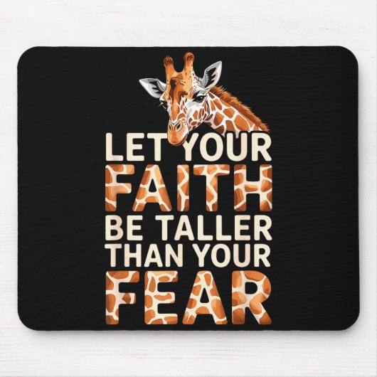 Cute Giraffe Design For Men Women Adult Safari Gir Mousepad (Vorne)