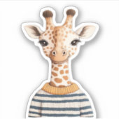 Cute Giraffe for Kids Classic T-Shirt Aufkleber (Vorderseite)